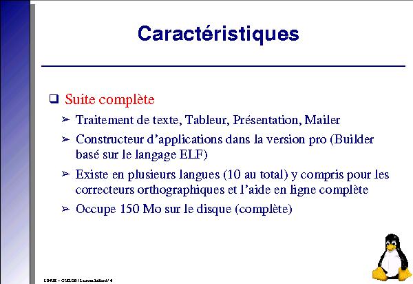 Caract�ristiques